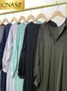 New Solid Color Kimono Abayas For Muslim Women Turkey Long Robe Eid Dresses Fashion Moroccan Kaftans For Women Ramadan Clothing_ecoleips.com