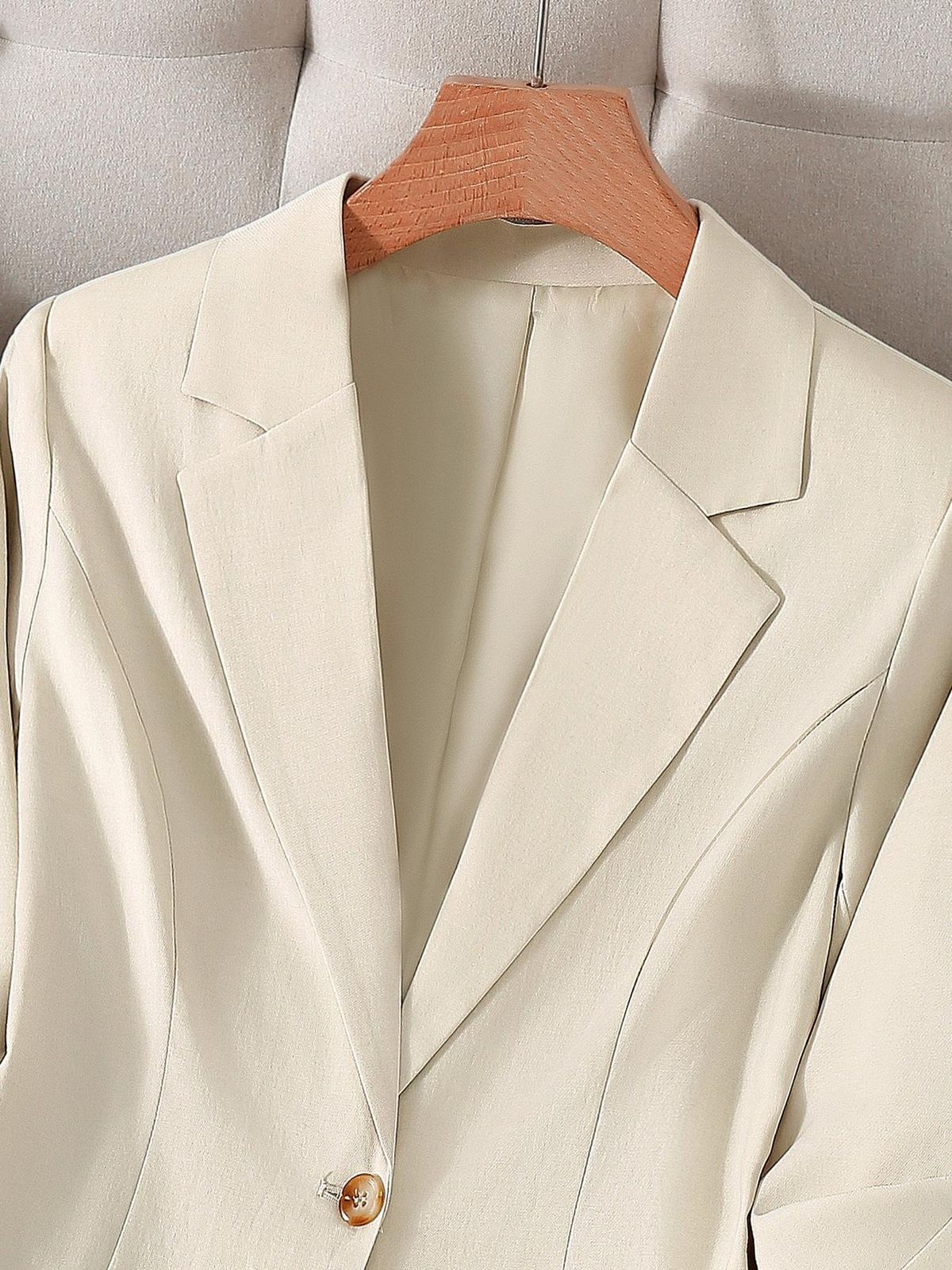 European American Cross-border Trade Thin Blazer For Women, High-end And Elegant Mid-sleeve Suit, In Stock_ecoleips.com
