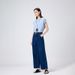 Coolmei Women's 9/10 Length Straight-Leg Pants, 2025 Spring New Style, Non-Stretch, Back Pocket, High-Waisted, Slimming_ecoleips.com
