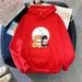 Japanese-style Cartoon Print Hooded Sweatshirt For Women 2025 Spring And Autumn Fleece-lined Oversized_ecoleips.com