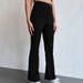 AC841 Spring/Summer New Casual Comfortable Fashionable Versatile High-Waisted Slimming And Height-Enhancing Slight Flare_ecoleips.com