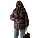 Drawstring Cotton Clothes Winter New Hooded Zipper Cotton Clothes Comfortable Warm Cotton Clothes Jacket_ecoleips.com