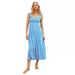 2026 Spring Women's Clothing European And American High-Waisted Sexy Backless Strapless Solid Color Ruched Slip_ecoleips.com