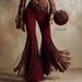 Women's Suede Trousers Retro Western Fringe Design New Arrivals For Ladies_ecoleips.com