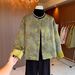 girl Girl 2025 New Chinese Cotton Jacket For Women Winter Fashion Retro Heavy Embroidery Old Money Style Padded Coat_ecoleips.com