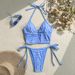 2026 New Striped Sexy Two Piece Swimsuit Hot Girl Towel Bikini Women's Clothing Cross Border Trade_ecoleips.com