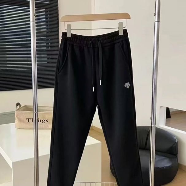 Casual Cotton Autumn Winter Spring Sweatpants Plus Size Couple Embroidery Fleece Loose Jogger Pants New Style Unisex_ecoleips.com