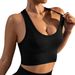 Women's Clothing Fine Thread Tight Sports Vest With Quick Drying Back And U Neck For Running And Fitness Yoga And Fitness Solid Color Small Vest_ecoleips.com