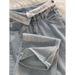 women's clothing light luxury celebrity style highend polo collar denim dr for women summer split waist belt design niche temperament long skirt_ecoleips.com