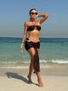 2025 Women's Sexy Three Piece Bikini Swimsuit European American Style Fashionable Cross Border Polyester Solid Color Swimwear_ecoleips.com