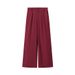 Women's Clothing Fashion V Neck Suit Jacket Top + Casual Trousers_ecoleips.com