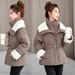 Winter Women's Short Puffer Jacket – Slim-Fit Waist-Defining Coat With Thickened Insulation, Casual & Chic Outerwear For Petite To Plus Size_ecoleips.com