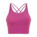 Women's Clothing New Beautiful Back Sports Bra Women's Backless Fitness Yoga Bra Thin Camisole Top Summer_ecoleips.com