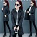 "Slim-Fit Mid-Length Puffer Jacket For Women – Lightweight Down Alternative, Waist-Defining Winter Coat"_ecoleips.com