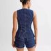Women's Clothing Summer Elegant Sleeveless High-Waisted Denim Pant Set For Women Curvaceous_ecoleips.com