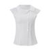 Women's New Fashion Temperament Round Neck Pullover Slim-fitting Versatile Small Flying Sleeve Top_ecoleips.com