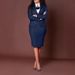 Women's Fashion Professional Composite Suit Hip Skirt Long Sleeved Spring Autumn New Cross Border European American Style_ecoleips.com