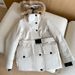 girl High-End Goose Fur Collar Workwear Down Jacket Women's Mid-Length Slim Waist 2024 New Parka Thickened Winter_ecoleips.com