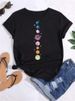 Summer European And American Cross-border Foreign Trade Wholesale T-shirts, Round-neck Casual Plus-size Loose_ecoleips.com