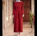 Muslim Middle Eastern Women's Dubayabaya Long Dress Muslim Arabic Clothing Vintage Style_ecoleips.com