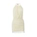 Women's Sexy Solid Color Backless Bodycon Mini Dress – Summer Club Party Gown 2026_ecoleips.com