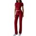 Diyun Foreign Trade European And American Women's 2026 Spring Summer Elegant Solid Color Round Neck Urban_ecoleips.com