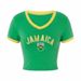 Summer Slim Fit Women's T-Shirt European American Style Cropped Sexy Tank Top Y2K Hot Football Vest Cross Border Fashion_ecoleips.com