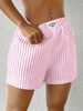 Women's Clothing Sweet And Spicy Shorts Blue And White Stripes Loose Casual Casual Fashion Sexy_ecoleips.com