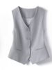K Suit Vest, Women's Tank Top, New Slim Fit, Outer Layer, Layered, Camisole, Short Clip_ecoleips.com
