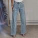 Aria Basics Foreign Trade European And American Women's Full Rhinestone Washed Jeans High Waist Straight Sexy Long Pants_ecoleips.com