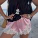 Women's Lace Trim Wide Leg Shorts Autumn New Style Casual Elegant European American Style Perfect for Cross Border Commuting_ecoleips.com