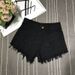 Women’s Clothing Plus Size Denim Shorts For Women In Summer, Fat Mm 200 Pounds, Loose And Slim, Wide Leg High Waist, Fat Girl, Ripped A Line Hot Pants_ecoleips.com