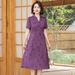 Mother's Slim-fit Dress, Chinese-style Cheongsam, Tummy-concealing Slimming, Summer For Middle-aged And Elderly Women,_ecoleips.com