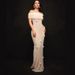 European And American Women's Fashion New Holiday Style Strapless Long With A Stylish Design, Slim Fit,_ecoleips.com