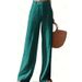 Muslim Women's Clothing Linen Wide Leg Casual Trousers Loose Cotton And Linen High Waist Straight Trousers For Women_ecoleips.com