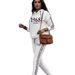 Women's Clothing Fashionable Digital Print Two Piece Set Casual Versatile American Style Selling Hot Clothing_ecoleips.com