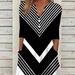 Women's Striped Short Sleeve Striped Color-Block V-Neck Casual Dress_ecoleips.com