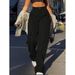 Women's Clothing Trendy Wide Leg Trousers Casual Workwear Loose Fit American Style_ecoleips.com
