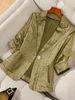 European And American Foreign Trade Cross-border Women's Three-quarter Sleeve Blazer, New Lightweight Stylish_ecoleips.com
