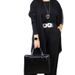 2025 Cross-Border European American Solid Color Elegant Commuting Autumn Long-Sleeve Cardigan, Sweatshirt, And Wide-Leg_ecoleips.com