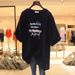 Women's Summer Short Sleeve T-Shirt Hong Kong Style Chic Loose Fit Half Sleeve Bodysuit Top Korean INS Fashion_ecoleips.com