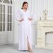 Verve New Elegant Women's Muslim Abaya Long Dress Robe Central Asia_ecoleips.com
