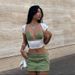 Women's Clothing Spring And Summer New Solid Color Slim Fashion Round Neck Sexy Backless T Shirt Female_ecoleips.com