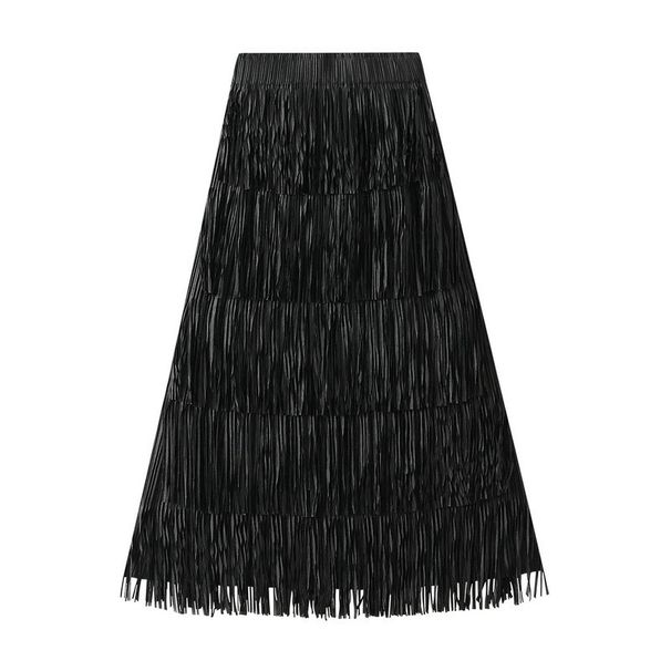 Aria Basics Aria Basics European American Niche Fashion Versatile Patchwork Tassel For Women, Elegant And Mature Ladylike Temperament, Slim-fit_ecoleips.com