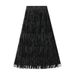 Aria Basics Aria Basics European American Niche Fashion Versatile Patchwork Tassel For Women, Elegant And Mature Ladylike Temperament, Slim-fit_ecoleips.com
