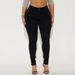 New American-style Cross-border European American Fashion Black And White High-elasticity Slim-fit Plus-size_ecoleips.com