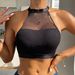 New Style Large Bust Push-Up Vest Bra Adjustable Halter Strap Outer Wear_ecoleips.com