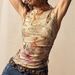 European And American Cross-border 2026 Spring New Sleeveless High-neck Fashion Vest Floral Slim-fit Top_ecoleips.com
