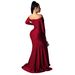 K Women's Sexy Dress, Party Dress, V-neck, Formal Gown, Solid Color, Wide Slit, Long Dress, Long Sleeves_ecoleips.com
