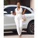Women's OL Office Two Piece Suit AL032 European American Style Vest Jacket Trousers Commuting Summer Clothing Set_ecoleips.com